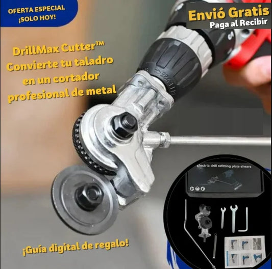 DrillMax Cutter™ Convierte tu Taladro en un Cortador Profesional de Metal