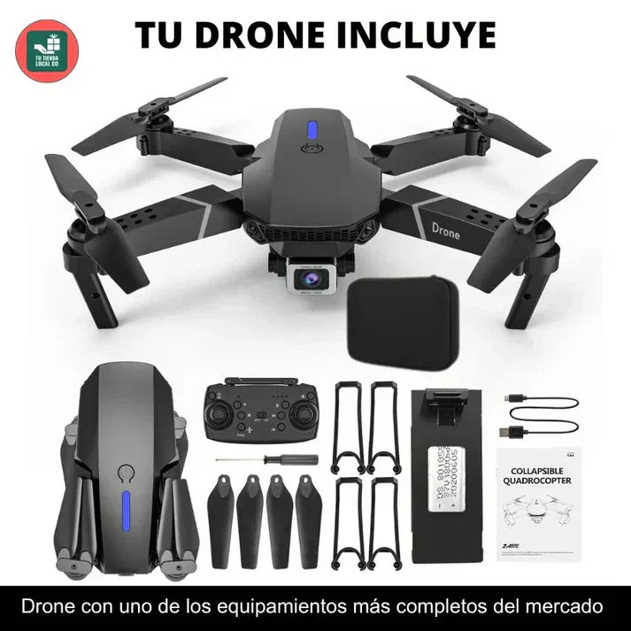 SkyView Pro™ Dron Doble Camara Tu Compañero Aéreo 4K