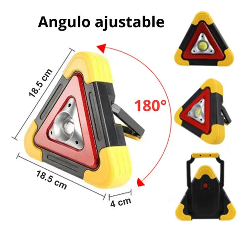 Hurry Bolt™ Triángulo LED multifunción para emergencia